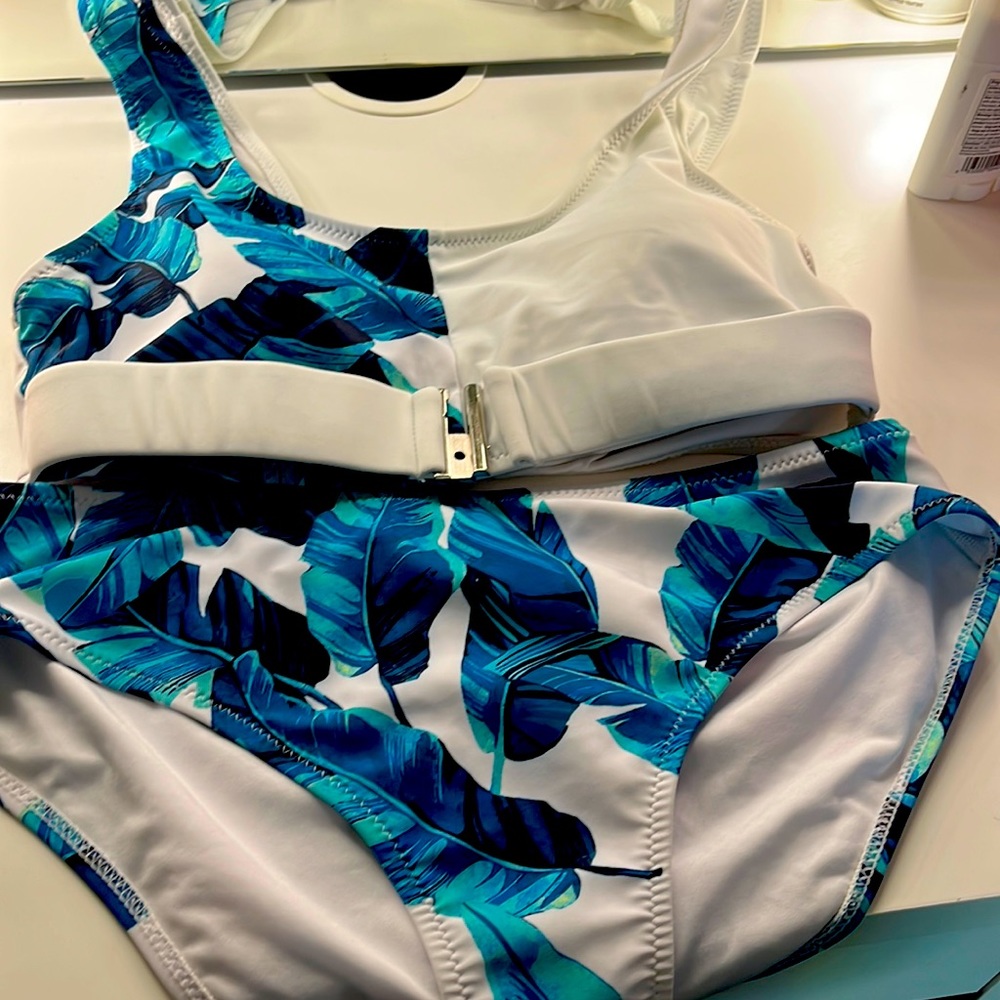 Blue Flower Bikini